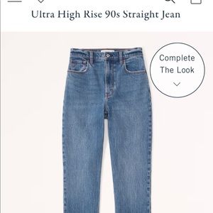 Medium jeans with raw hem. Size 25. Extra short